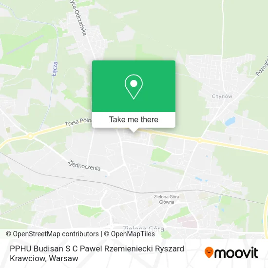 PPHU Budisan S C Pawel Rzemieniecki Ryszard Krawciow map