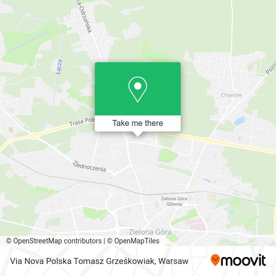 Via Nova Polska Tomasz Grześkowiak map