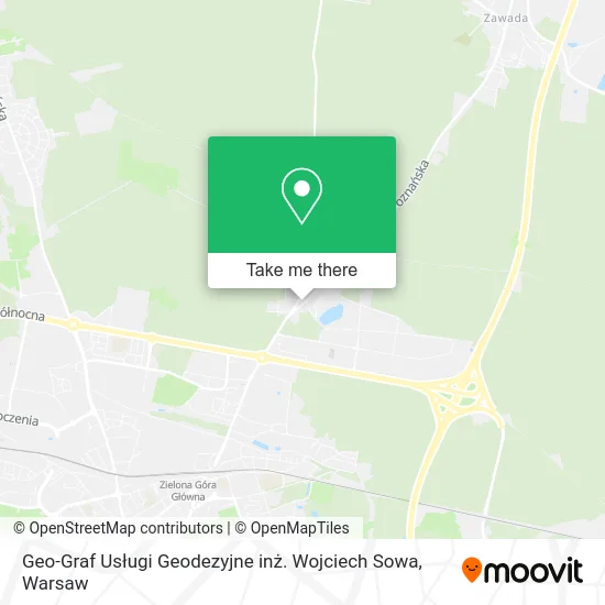 Geo-Graf Usługi Geodezyjne inż. Wojciech Sowa map