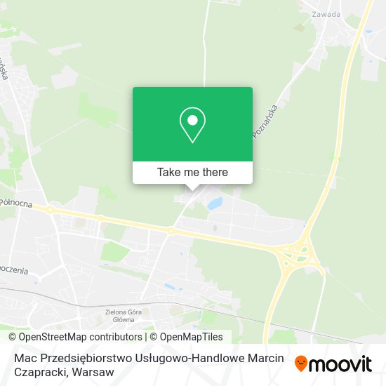 Mac Przedsiębiorstwo Usługowo-Handlowe Marcin Czapracki map