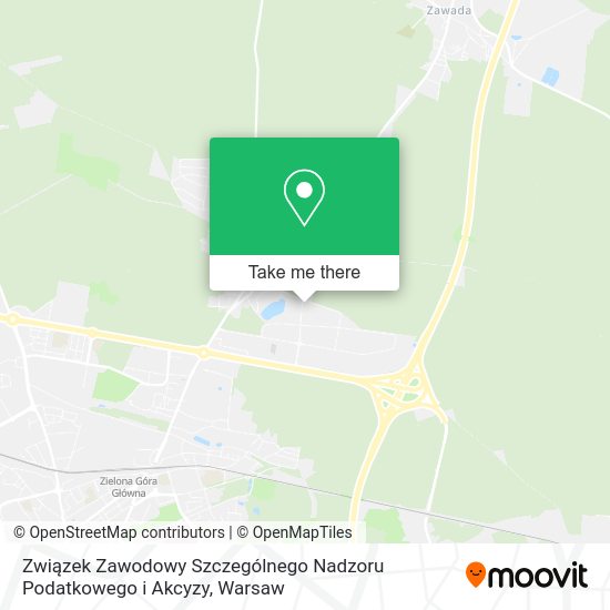 Związek Zawodowy Szczególnego Nadzoru Podatkowego i Akcyzy map