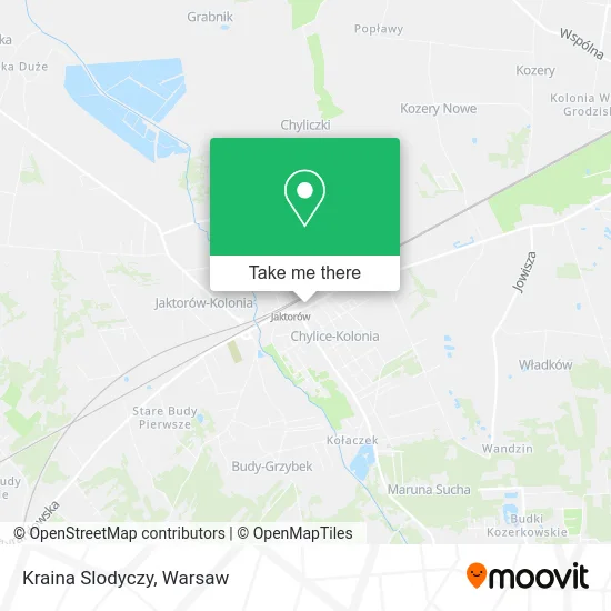 Kraina Slodyczy map