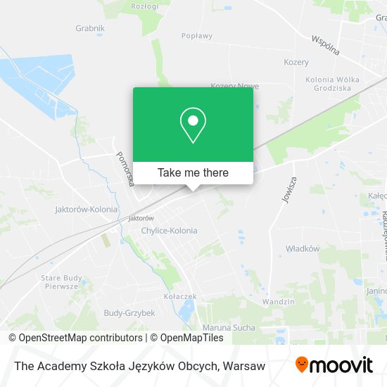 The Academy Szkoła Języków Obcych map