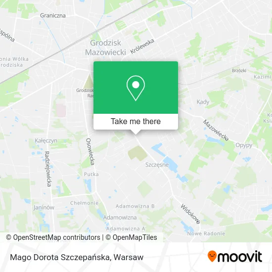 Mago Dorota Szczepańska map