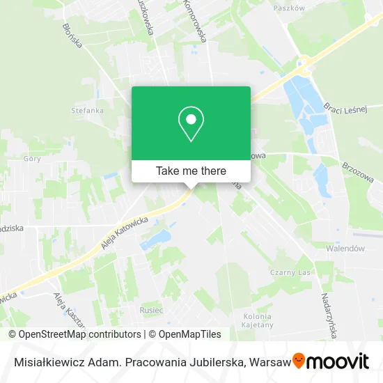 Misiałkiewicz Adam. Pracowania Jubilerska map