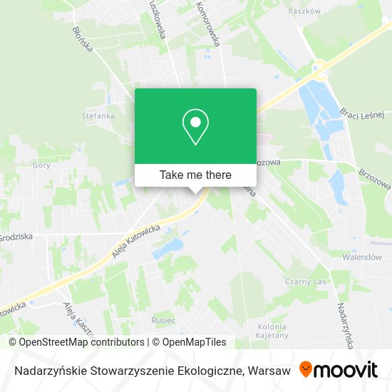 Nadarzyńskie Stowarzyszenie Ekologiczne map