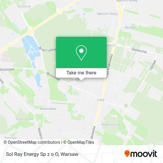 Sol Ray Energy Sp z o O map