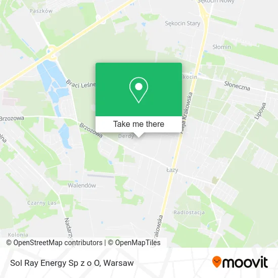 Карта Sol Ray Energy Sp z o O