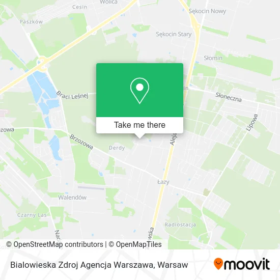 Bialowieska Zdroj Agencja Warszawa map
