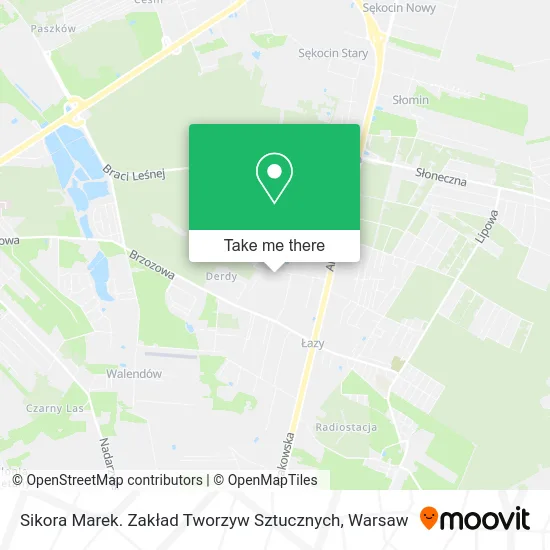 Sikora Marek. Zakład Tworzyw Sztucznych map