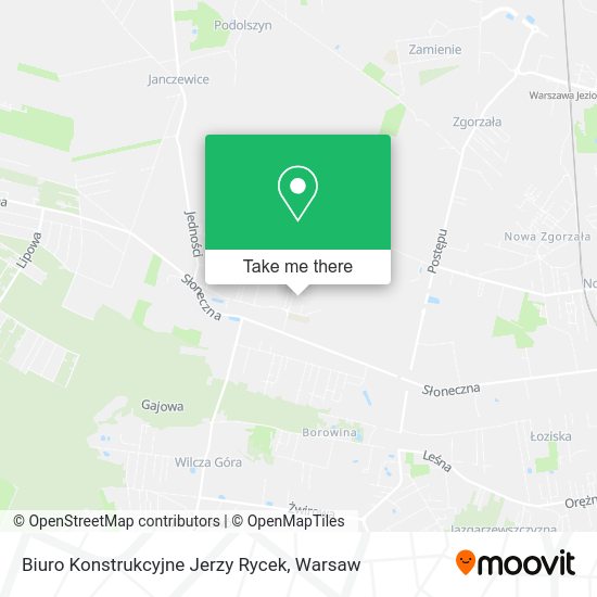 Biuro Konstrukcyjne Jerzy Rycek map