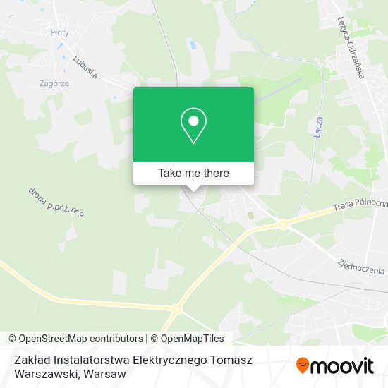 Zakład Instalatorstwa Elektrycznego Tomasz Warszawski map