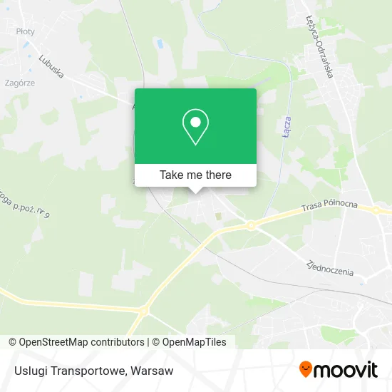 Карта Uslugi Transportowe
