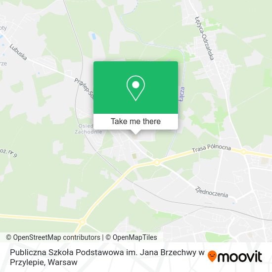 Publiczna Szkoła Podstawowa im. Jana Brzechwy w Przylepie map