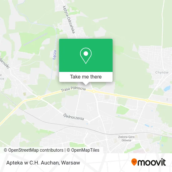 Карта Apteka w C.H. Auchan