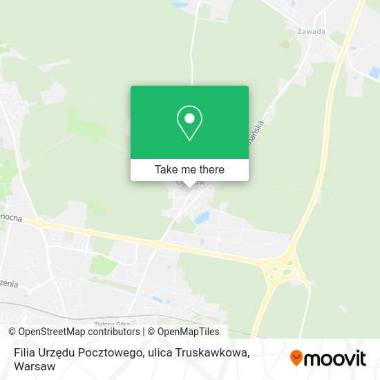 Filia Urzędu Pocztowego, ulica Truskawkowa map