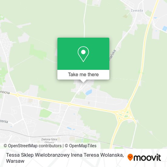 Tessa Sklep Wielobranzowy Irena Teresa Wolanska map