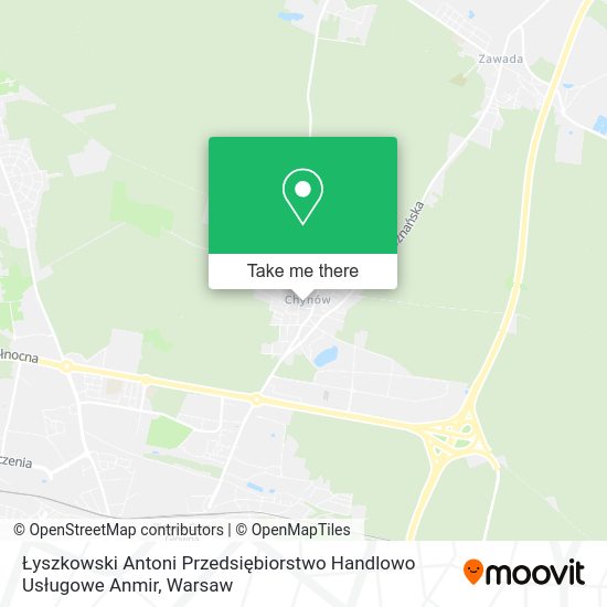 Łyszkowski Antoni Przedsiębiorstwo Handlowo Usługowe Anmir map