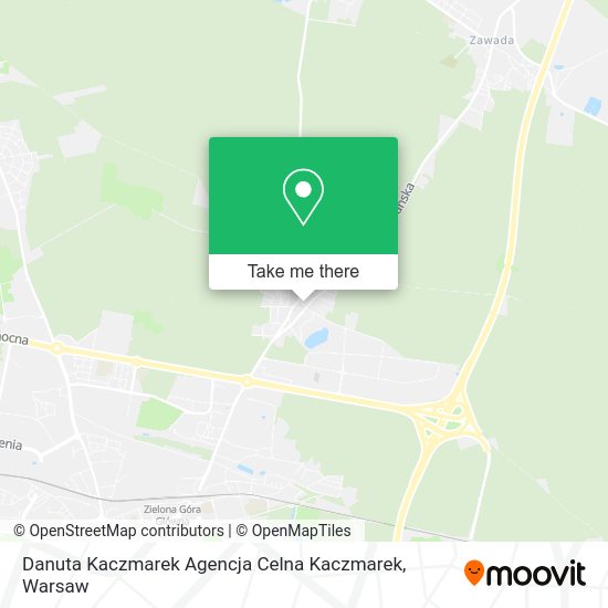 Danuta Kaczmarek Agencja Celna Kaczmarek map