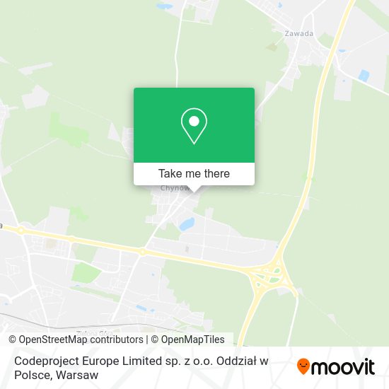 Карта Codeproject Europe Limited sp. z o.o. Oddział w Polsce