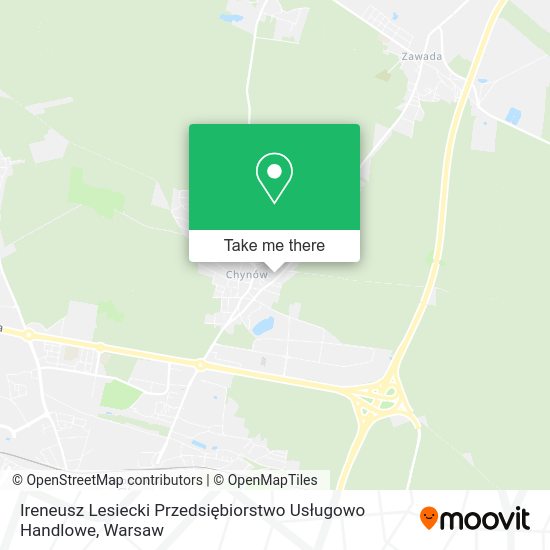 Ireneusz Lesiecki Przedsiębiorstwo Usługowo Handlowe map