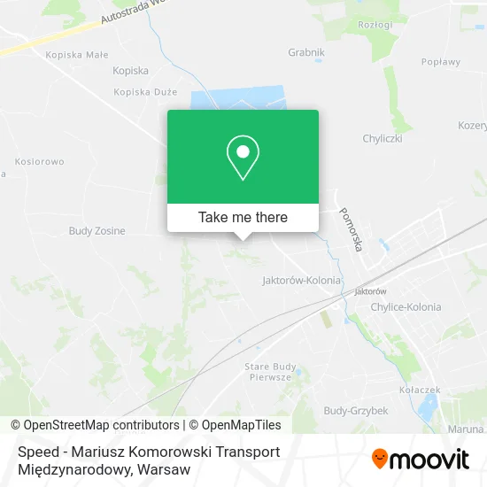 Карта Speed - Mariusz Komorowski Transport Międzynarodowy