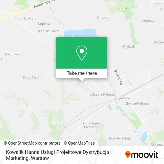 Kowalik Hanna Usługi Projektowe Dystrybucja i Marketing map