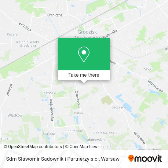 Sdm Sławomir Sadownik i Partnerzy s.c. map
