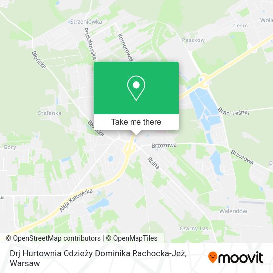 Drj Hurtownia Odzieży Dominika Rachocka-Jeż map