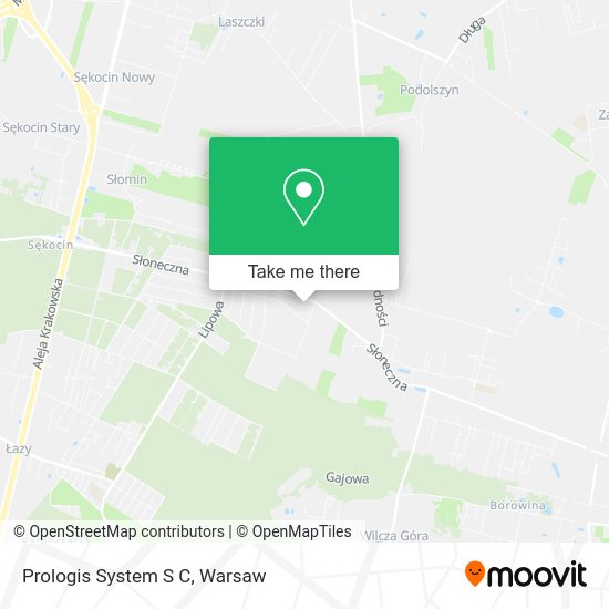 Prologis System S C map