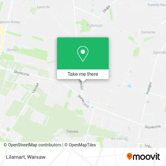 Lilamart map