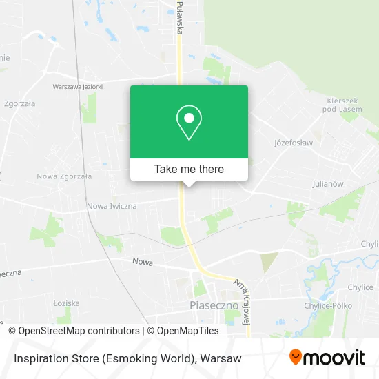 Карта Inspiration Store (Esmoking World)