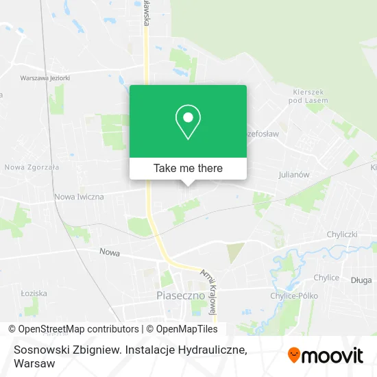 Карта Sosnowski Zbigniew. Instalacje Hydrauliczne