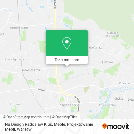 Nu Design Radosław Kluś, Meble, Projektowanie Mebli map