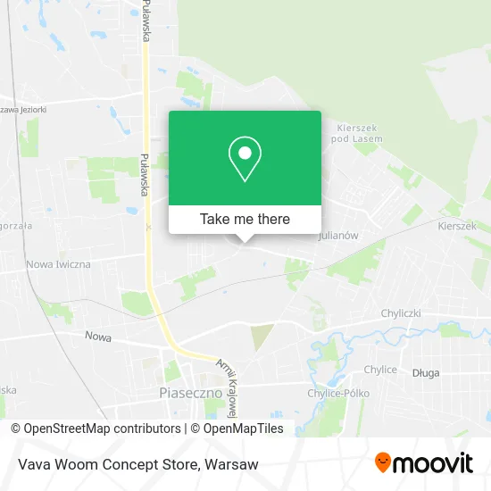 Vava Woom Concept Store map