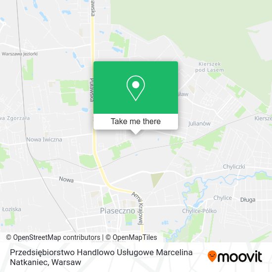 Przedsiębiorstwo Handlowo Usługowe Marcelina Natkaniec map