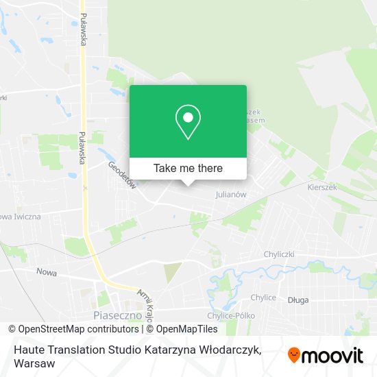 Haute Translation Studio Katarzyna Włodarczyk map