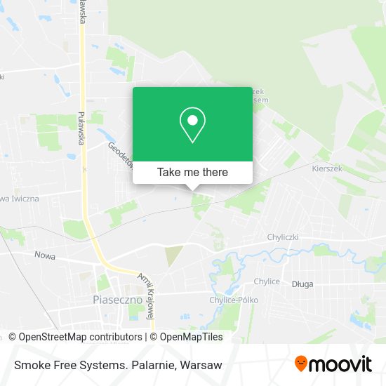 Smoke Free Systems. Palarnie map