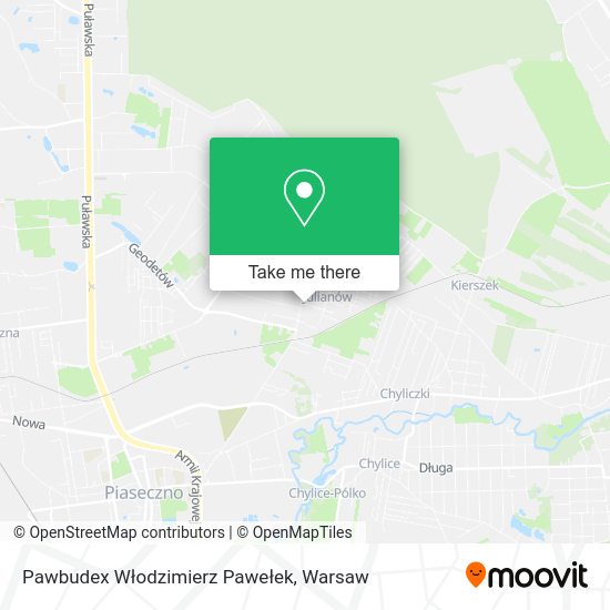 Pawbudex Włodzimierz Pawełek map