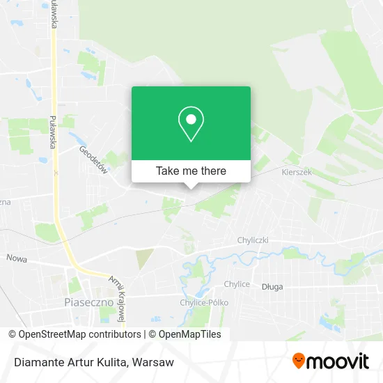 Diamante Artur Kulita map