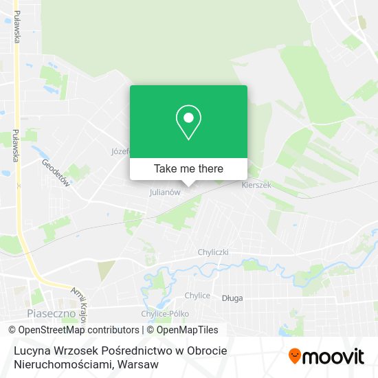 Lucyna Wrzosek Pośrednictwo w Obrocie Nieruchomościami map