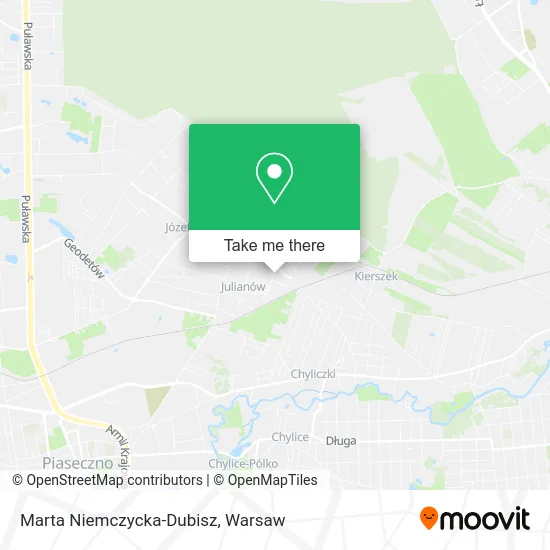 Marta Niemczycka-Dubisz map