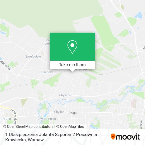 1 Ubezpieczenia Jolanta Szponar 2 Pracownia Krawiecka map