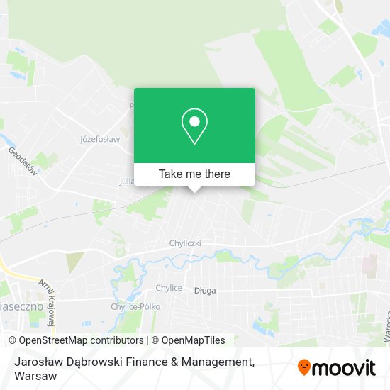 Jarosław Dąbrowski Finance & Management map