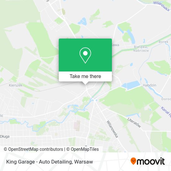 King Garage - Auto Detailing map