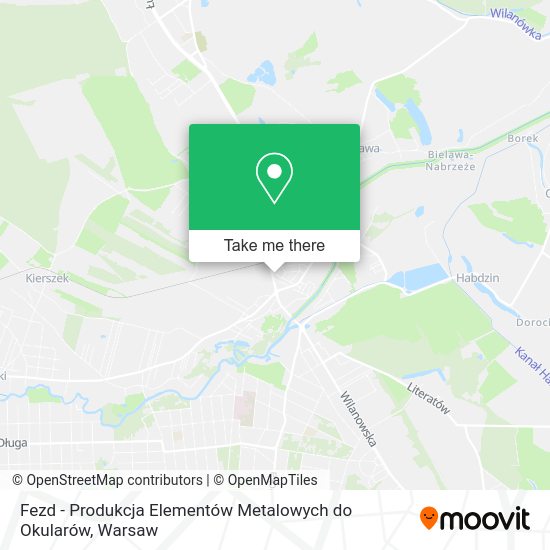 Fezd - Produkcja Elementów Metalowych do Okularów map