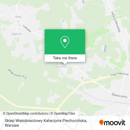 Sklep Wielobranżowy Katarzyna Piechocińska map