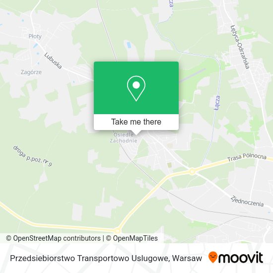 Карта Przedsiebiorstwo Transportowo Uslugowe