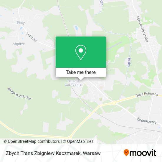 Zbych Trans Zbigniew Kaczmarek map