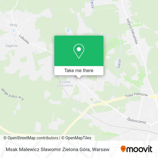 Msak Malewicz Sławomir Zielona Góra map